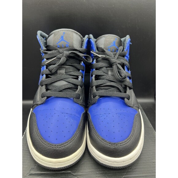 Air Jordan 1 Mid \'Hyper Royal\' GS Size 5.5Y / 7 Women’s (554725-077) OG ALL main image 13